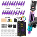 LASTJUDG Tattoo Kit Lightweight Tattoo Pen Kit For Permanent Makeup Tattoo Machine Kit Wireless Tattoo Power Supply Tattoo Kit