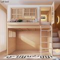 Privacy Bunk Bed with Separate Sleeping Areas — Space-Saving High & Low Design