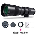 Super Telephoto Lens for Canon/Nikon/Sony - 420-800mm F/8.3-16 Long Focus Lens (Manual Zoom) for Manual Focus Dslr Cameras Lens