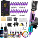 LASTJUDG Tattoo Kit Lightweight Tattoo Pen Kit For Permanent Makeup Tattoo Machine Kit Wireless Tattoo Power Supply Tattoo Kit