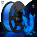 DIY Christmas Gift, 1.75mm PLA Luminous 3D Printer Filament, 200g(0.44L）Spool, Glow in the Dark, for Most FDM Printers