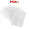 100-600pcs Card Sleeves Hard Soft Card Holder Covered With Protective Filmclear Trading Protectors For Pokmone Football Gamecard