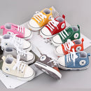 New Baby Shoes Boys Girls Classic Canvas Casual Sneakers Spring Newborn First Walker Toddler Soft Sole Non-Slip Walking Shoes