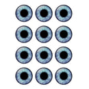 24pcs/bag 14mm Eyes Chips Suitable for Blythe Doll Super Thin Pupil Glass Cabochons DIY Accessories Bulk Items H213