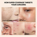 Foundation Coverage Concealer Multi-Use Cream Oil Free Long Lasting Hydrating Cover Contour Highlight and Retouch Face Makeup