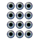 24pcs/bag 14mm Eyes Chips Suitable for Blythe Doll Super Thin Pupil Glass Cabochons DIY Accessories Bulk Items H213