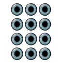 24pcs/bag 14mm Eyes Chips Suitable for Blythe Doll Super Thin Pupil Glass Cabochons DIY Accessories Bulk Items H213