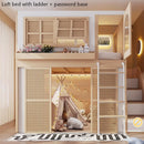 Privacy Bunk Bed with Separate Sleeping Areas — Space-Saving High & Low Design