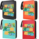 Pokémon Trading Card Binder — Charizard & Pikachu Zipper Collection Album