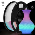 DIY Christmas Gift, 1.75mm PLA Luminous 3D Printer Filament, 200g(0.44L）Spool, Glow in the Dark, for Most FDM Printers