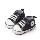 New Baby Shoes Boys Girls Classic Canvas Casual Sneakers Spring Newborn First Walker Toddler Soft Sole Non-Slip Walking Shoes