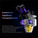 MECHANIC ROBOT 6560T-B11 Trinocular Stereo Industrial Microscope 6.5-60X Continuous Zoom WF10X25 Eyepiece 0.45X Camera Adapter