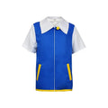 Anime Trainer Cosplay Costume – Blue Jacket, Cap & Gloves Set
